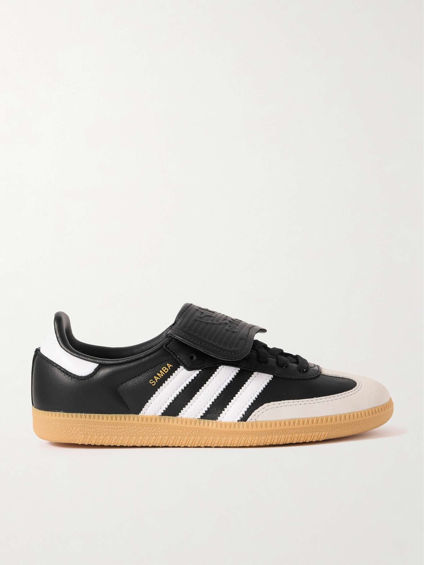 Samba LT nubuck-trimmed leather sneakers - 1