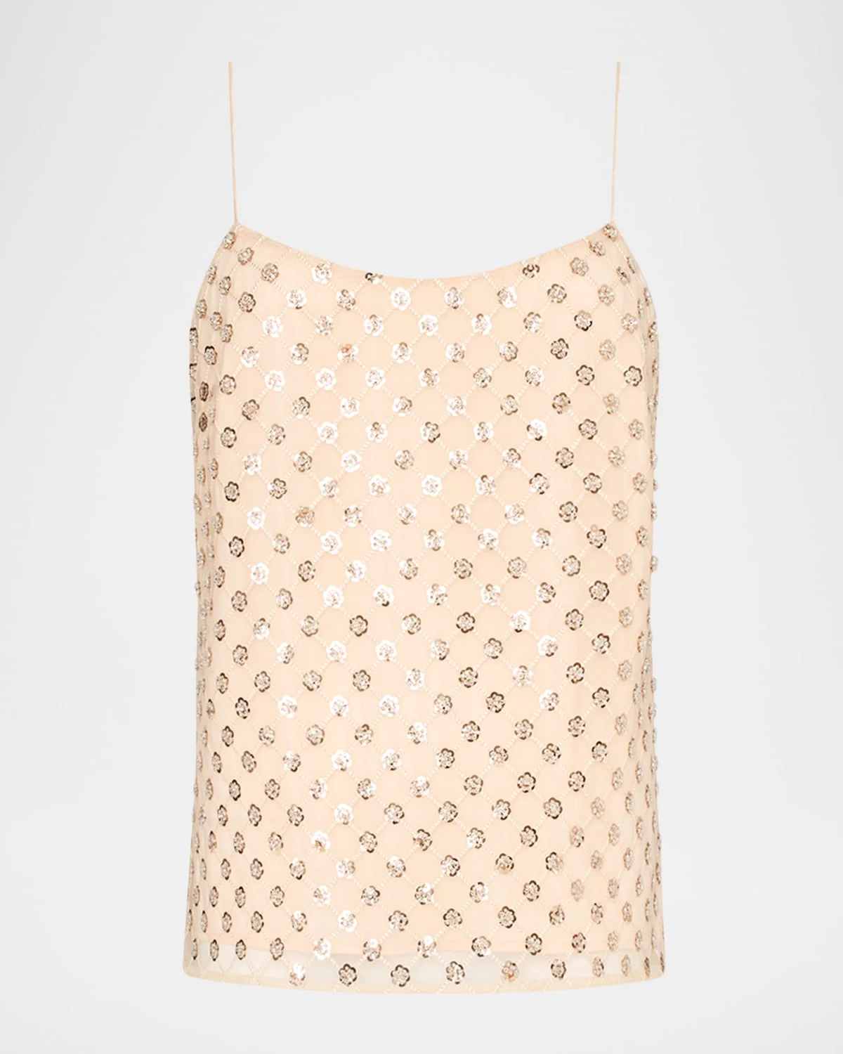Rylan Sequin-Embroidered Tank Top - 1