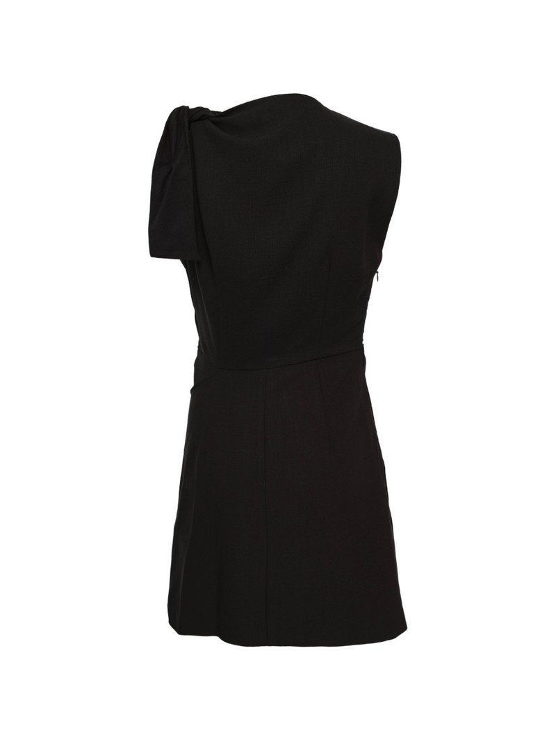 MSGM draped sleeveless mini dress outlook