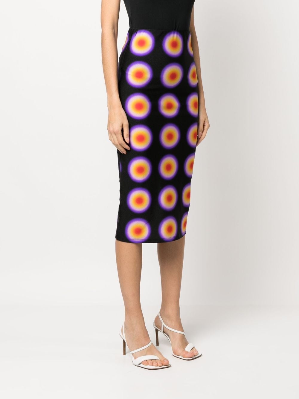 high-waisted pencil skirt - 3