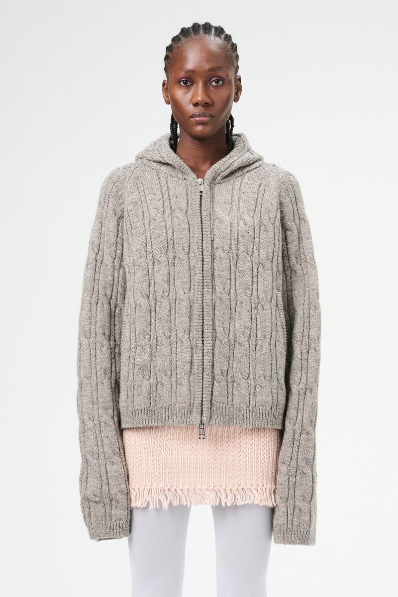 Our Legacy Level Hood Stable Melange Isles Wool outlook