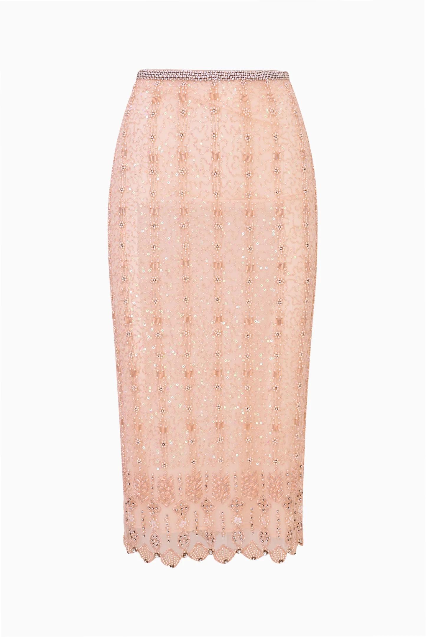 Bally Beaded Midi Skirt - 1