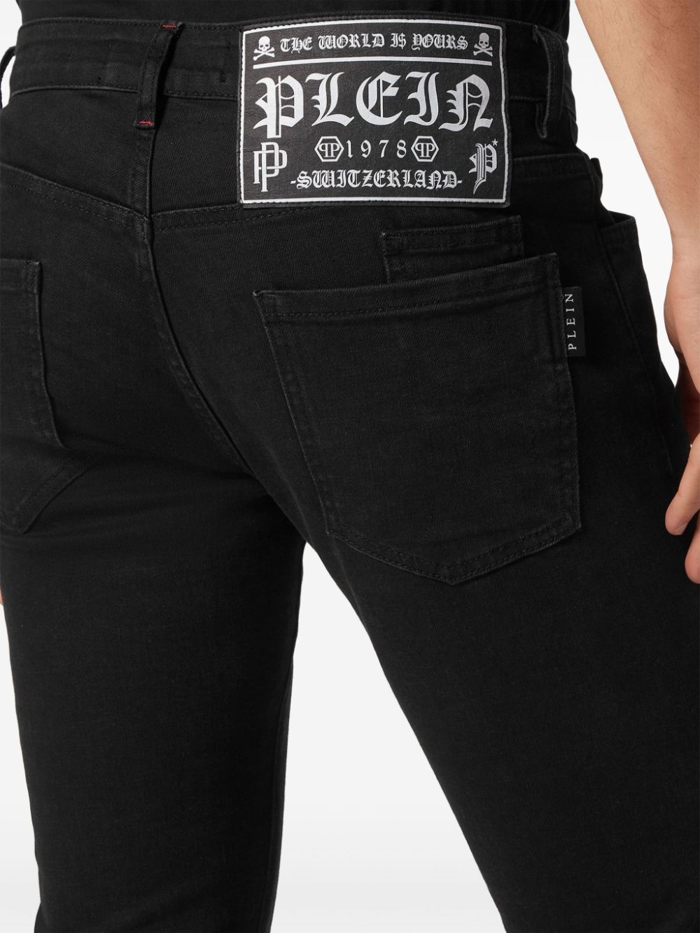 Lion Circus mid-rise slim-fit jeans - 5