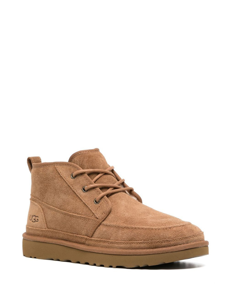 UGG lace-up suede boots outlook