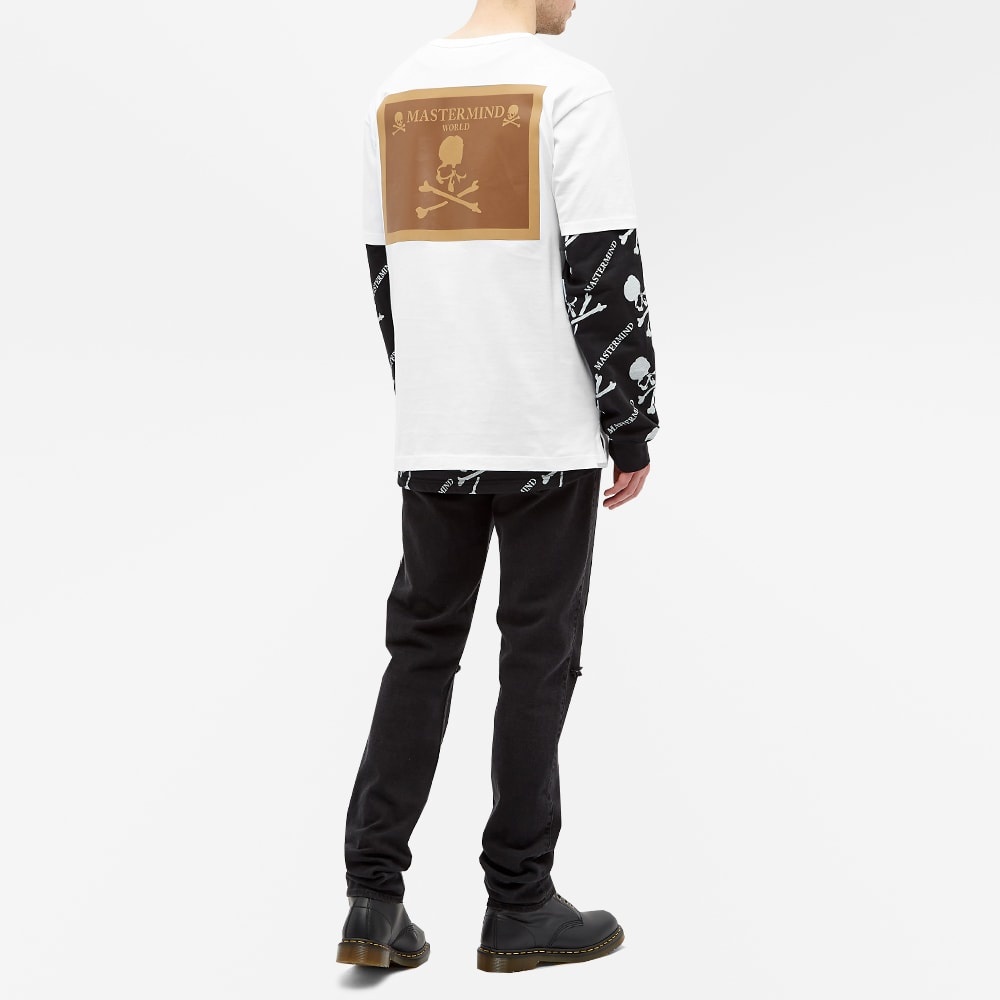 MASTERMIND WORLD Leather Patch Logo Tee - 7