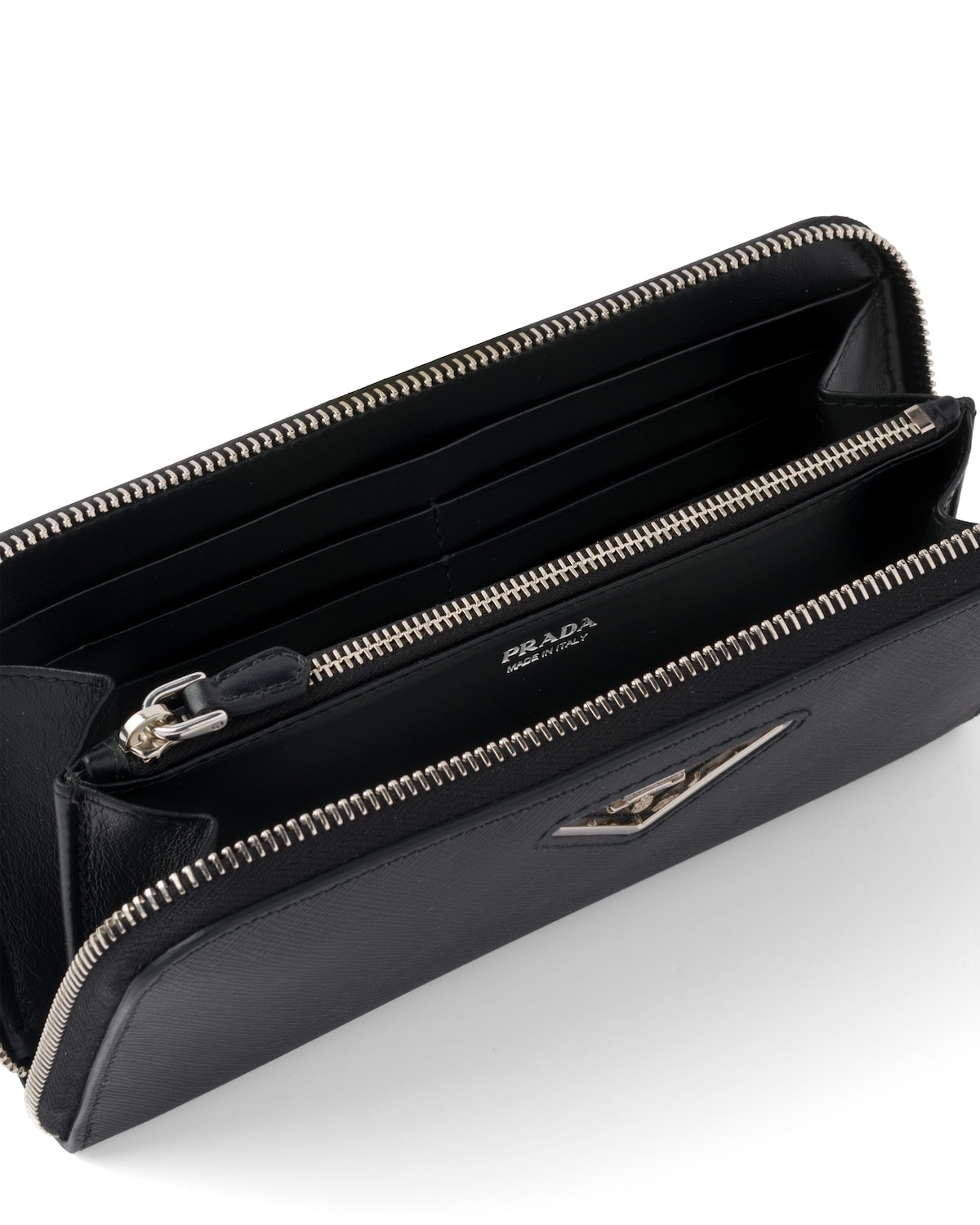 Large Saffiano and leather wallet - 5