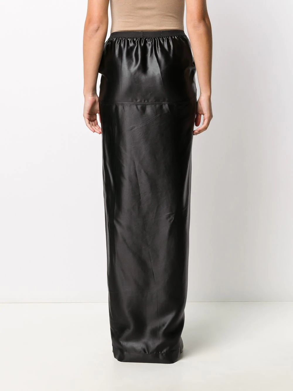 draped maxi skirt - 4