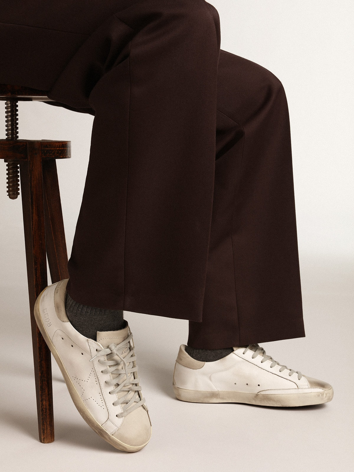 Men's Super-Star with perforated star and ice-gray heel tab - 3