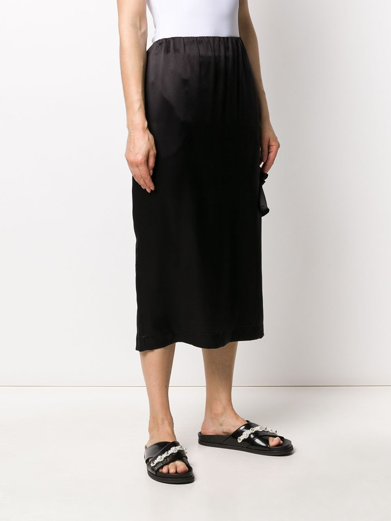 cut-out ruffle detail skirt 3