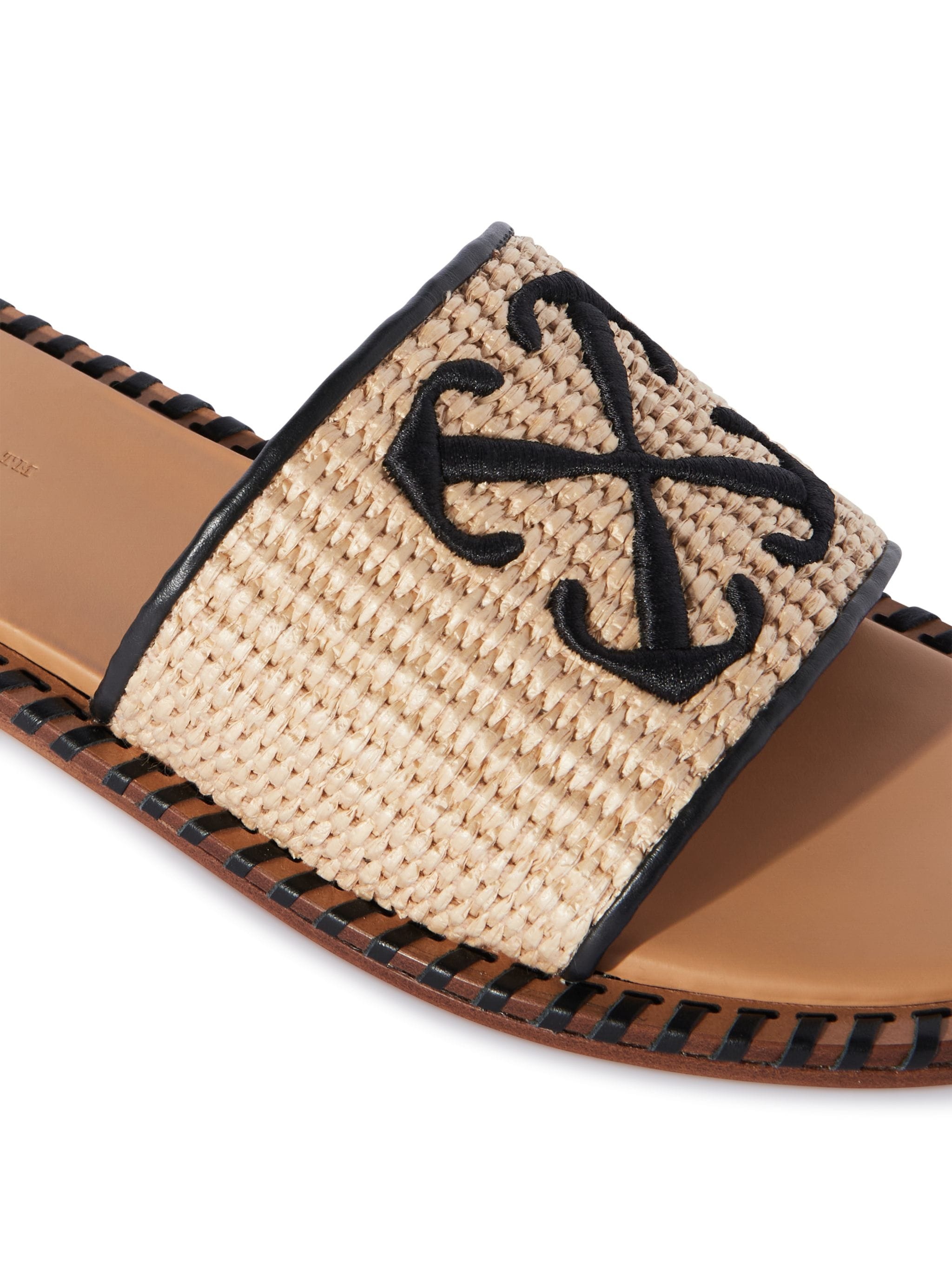 Twist Raffia Arrow Slides - 5