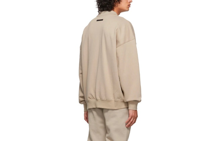 Fear of God Essentials FW21 French Terry Polo Shirt 'Tan' FOG-FW21-197 - 3