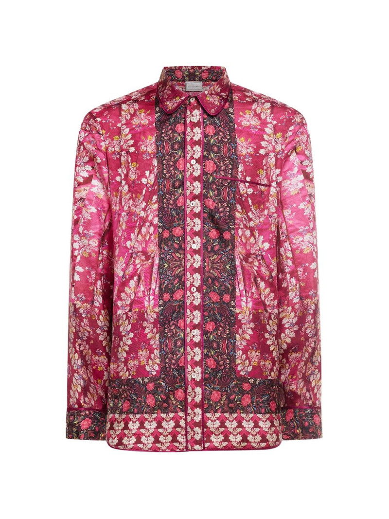 Aloe floral-print silk shirt 1