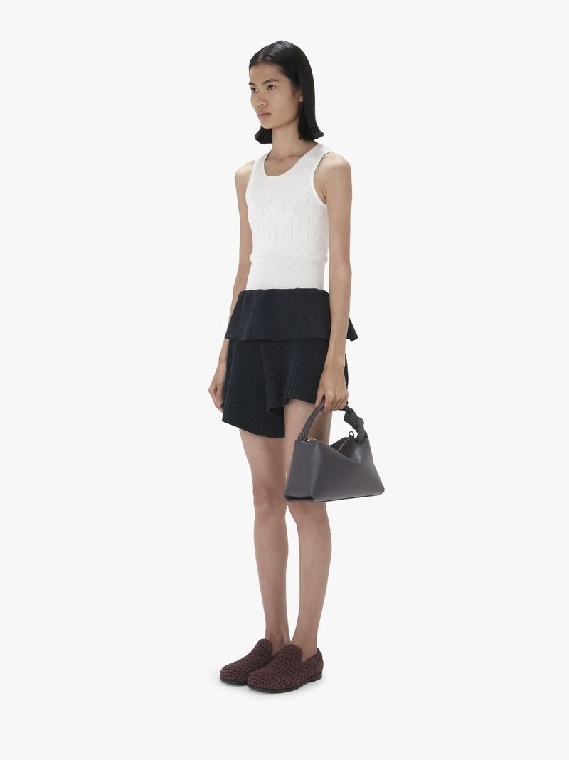 FOLD OVER ASYMMETRIC SHORTS 4