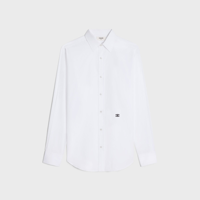 loose shirt in cotton poplin 1