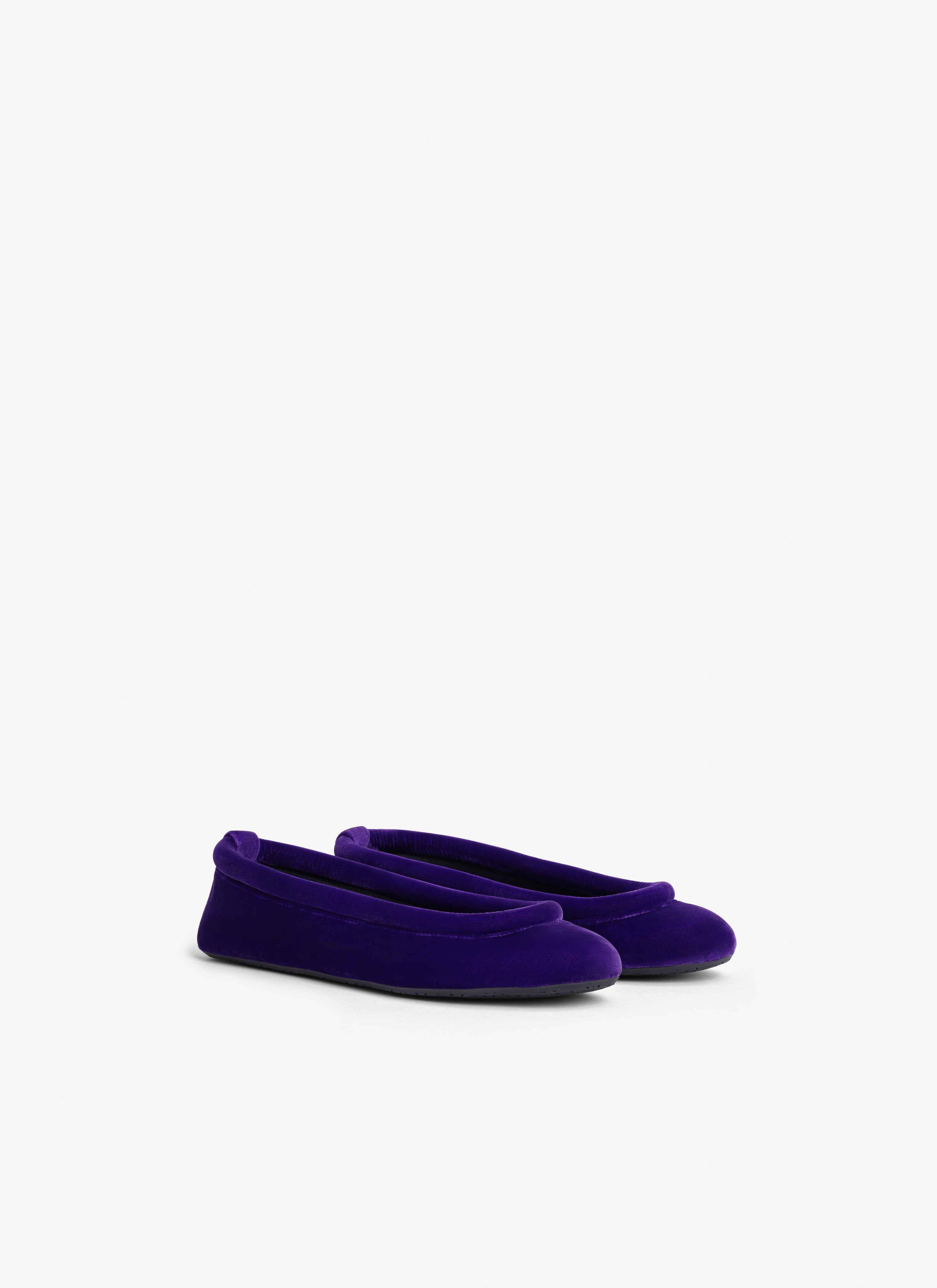 BALLET FLATS IN VELVET - 3