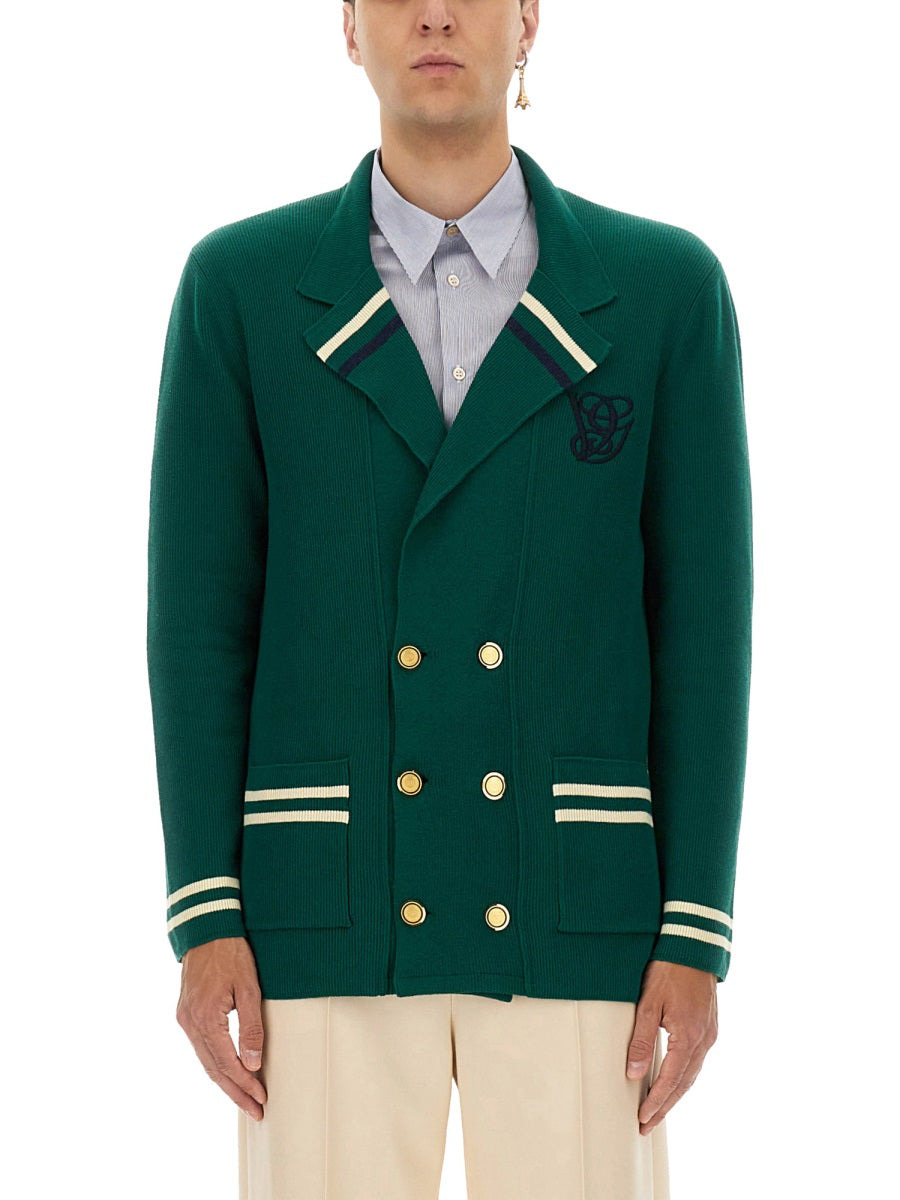 Valentino Men Cotton And Wool Jacket - 1