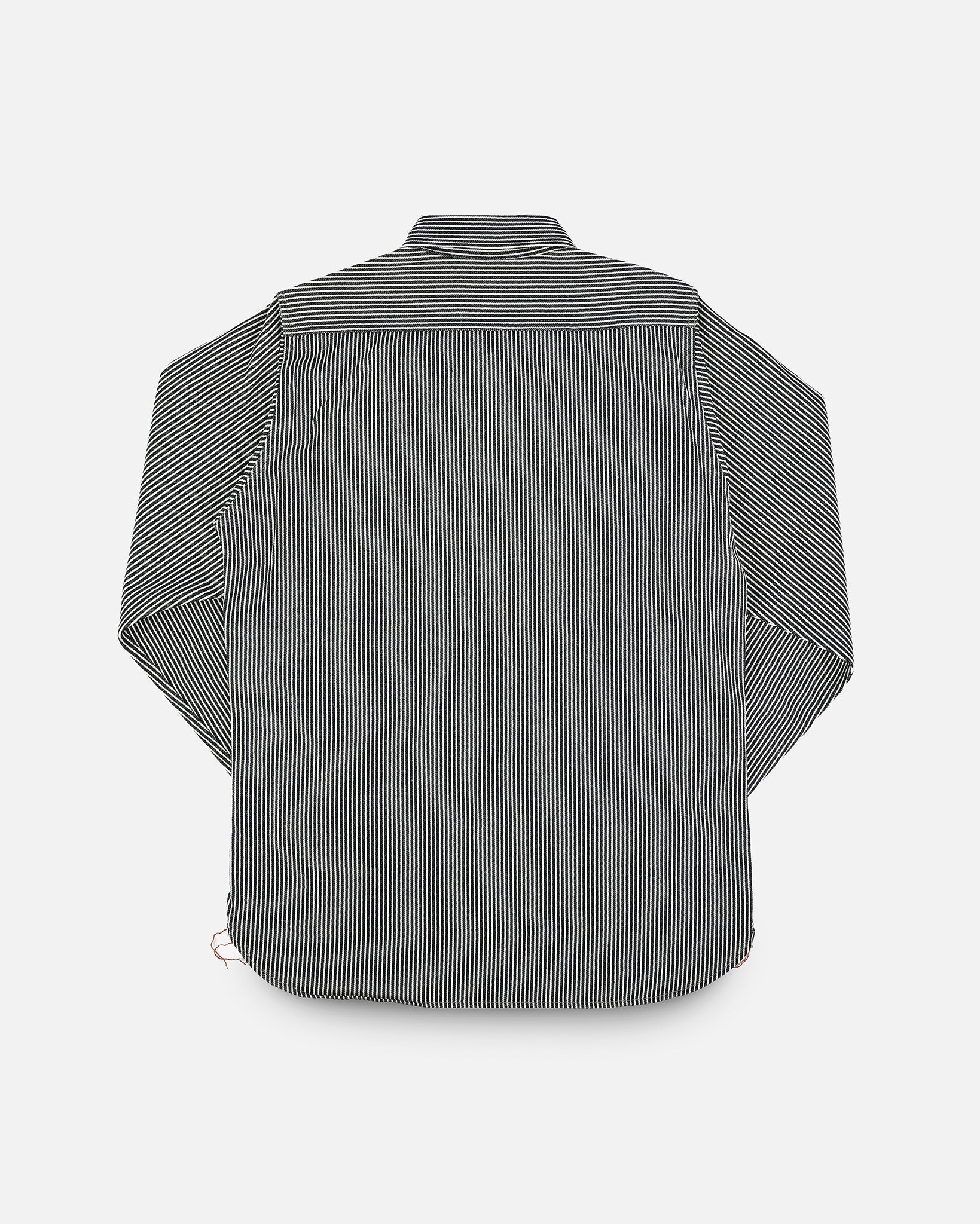 IHSH-274-IND 12oz Hickory Stripe Work Shirt - Indigo - 4