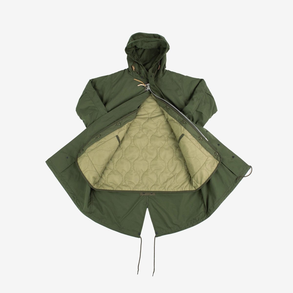 IHM-38-OLV 5oz Quilted Lining M-51 Type Field Coat - Olive - 6