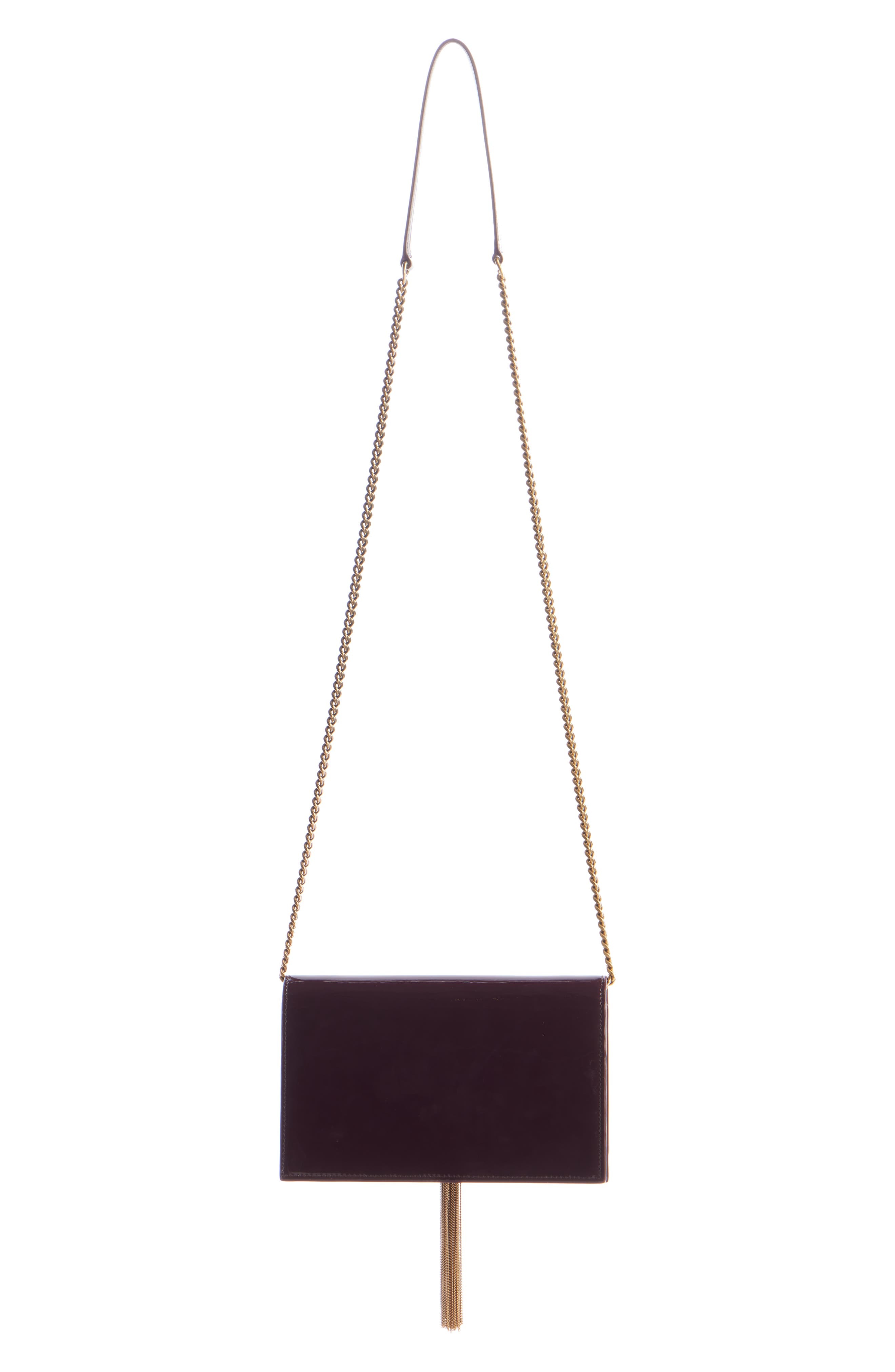 Cassandre Kate Tassel Leather Wallet on a Chain - 4