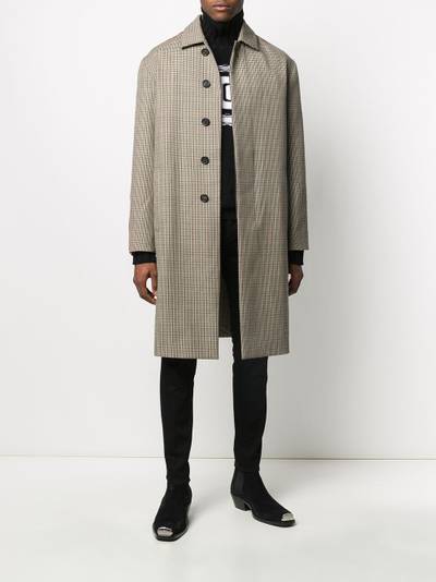 DSQUARED2 side panelled midi coat outlook