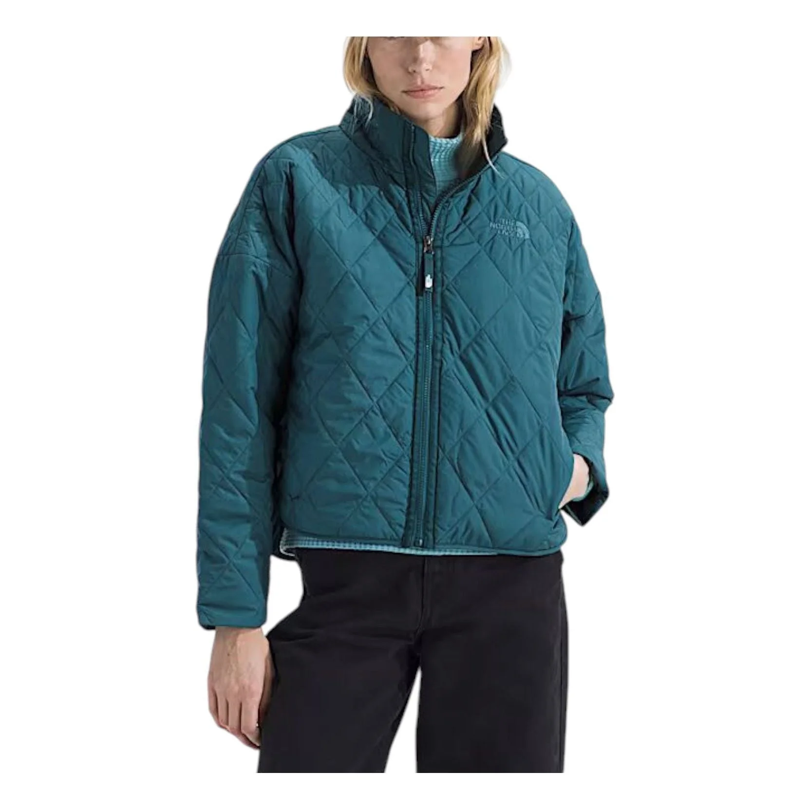 (WMNS) THE NORTH FACE Diamond Peak Insulated Jacket 'Space' NF0A8DPJBQ5 - 1