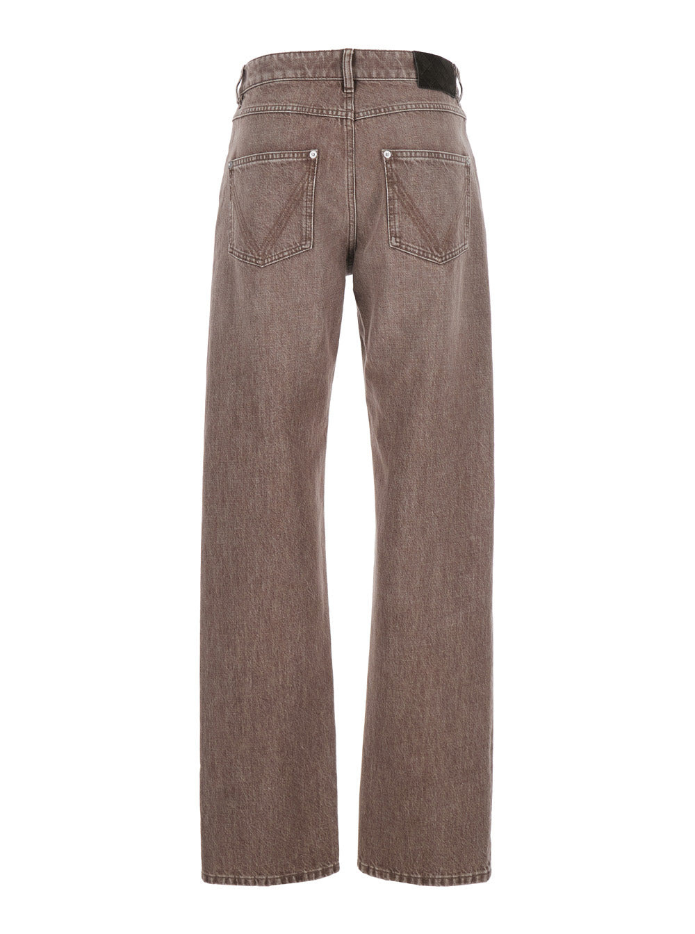 Bottega Veneta Women Trousers Brown Washed Denim - 2