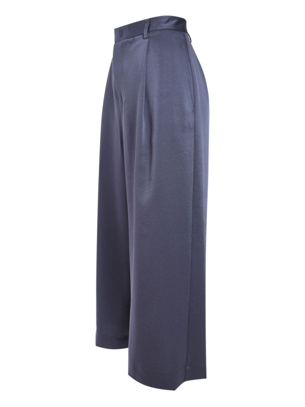 mid-rise satin trousers - 3