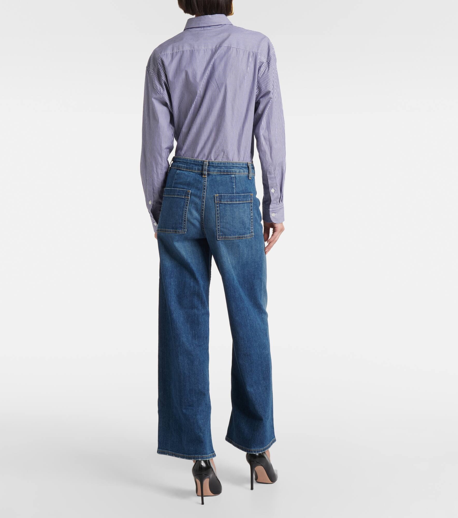 Megan mid-rise wide-leg jeans - 3