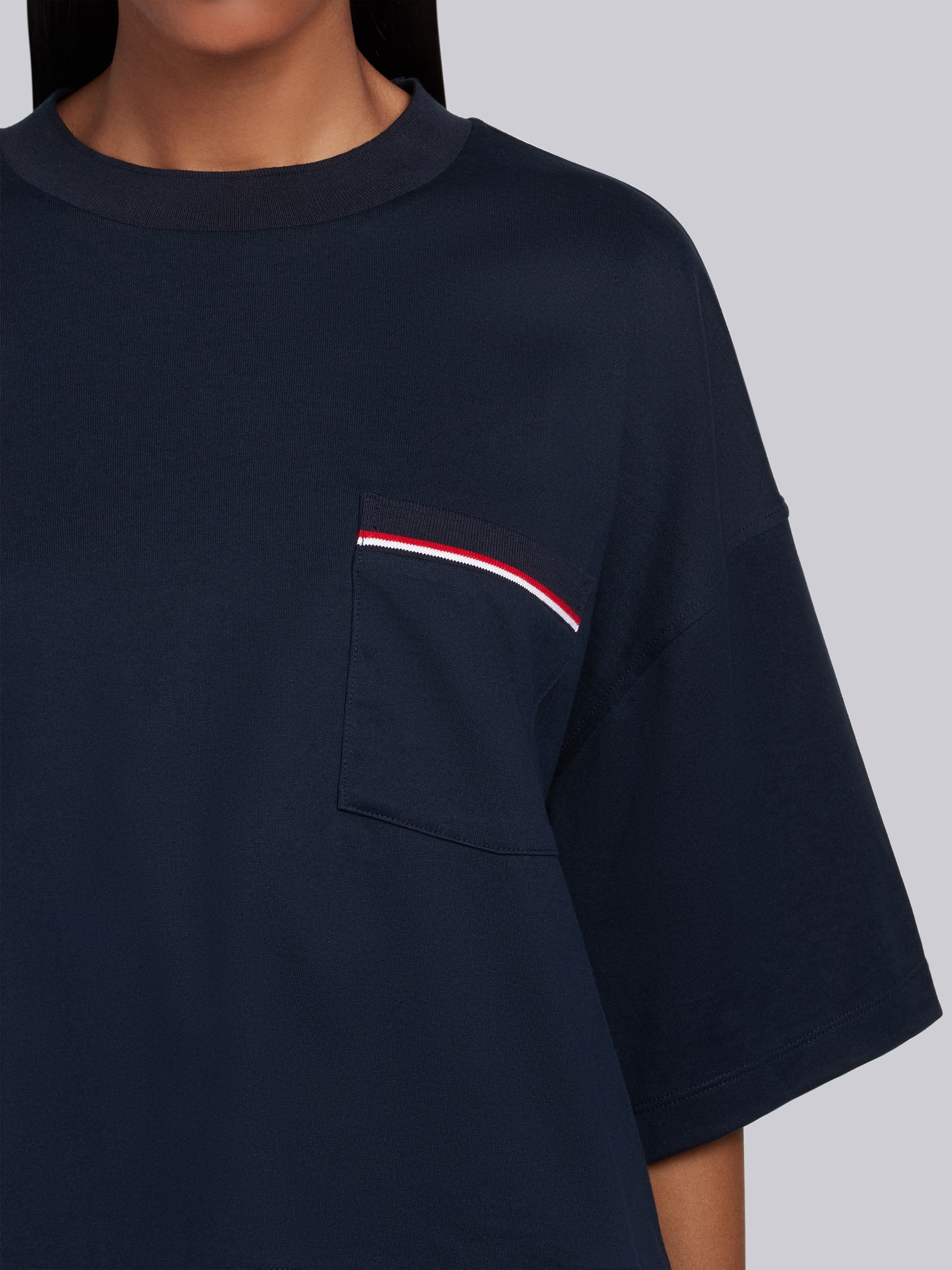 RWB-stripe boxy T-shirt - 5