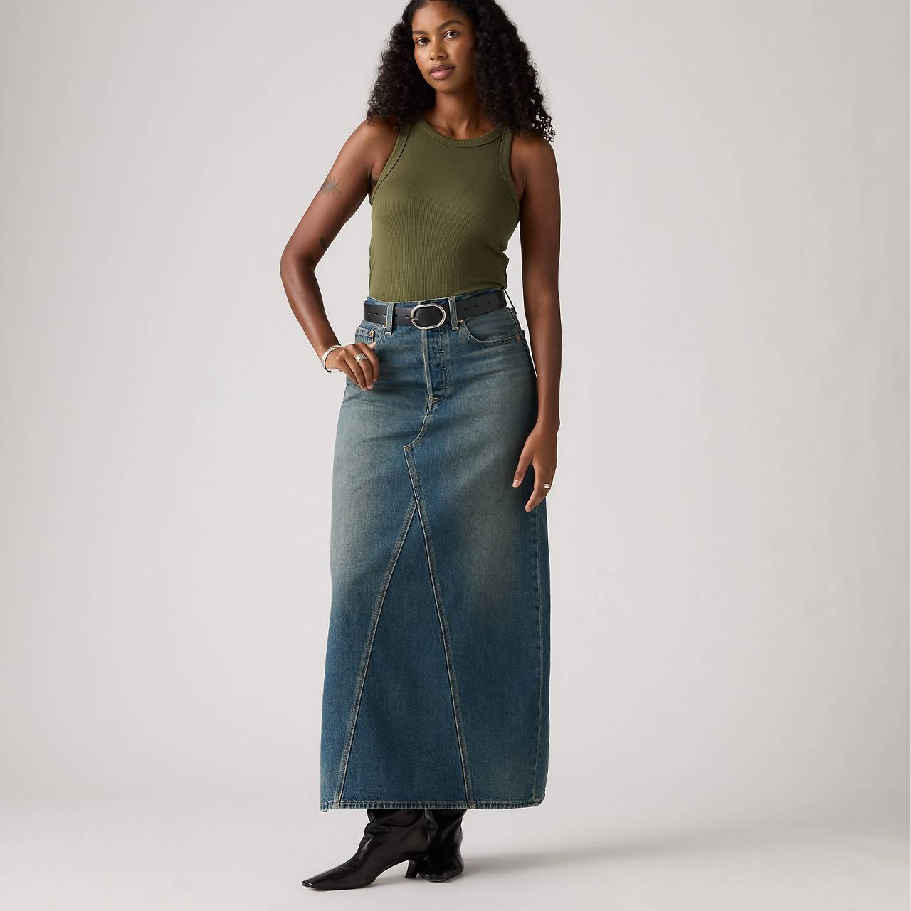 LONG ICON SKIRT - 3