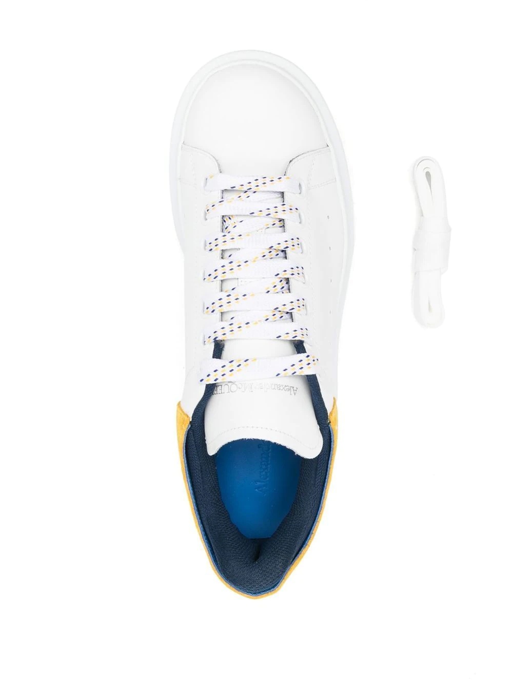lace-up low-top sneakers - 4