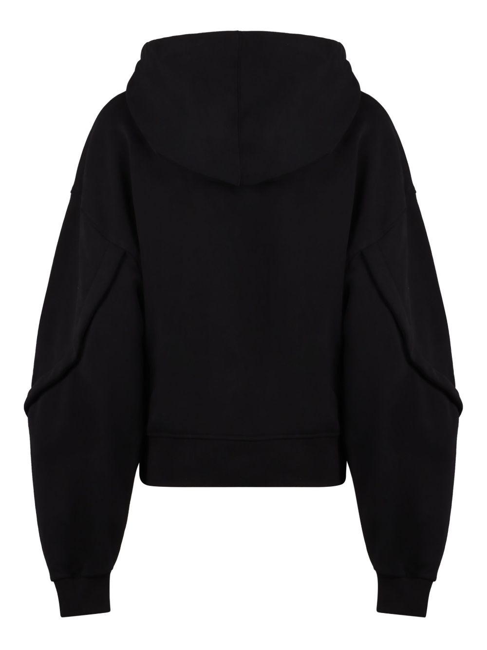 balloon sleeves drawstring hoodie - 2