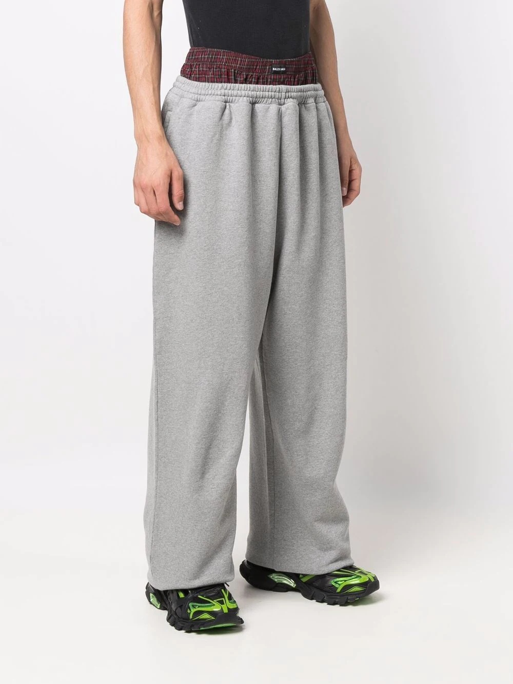 Trompe l'oeil track trousers - 3