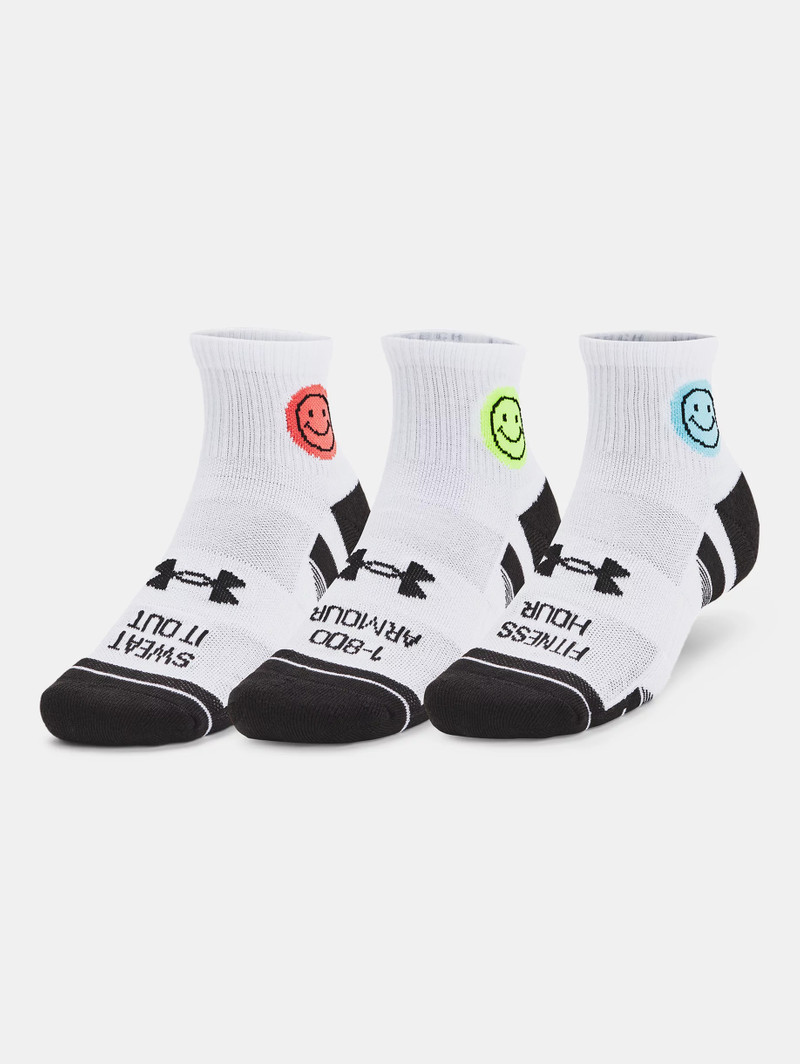 Unisex UA Performance Tech 3-Pack Quarter Socks 3