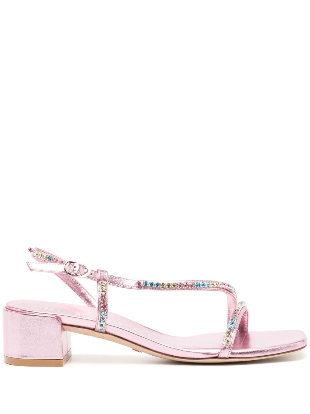 Soiree 40mm crystal-embellished sandals - 1