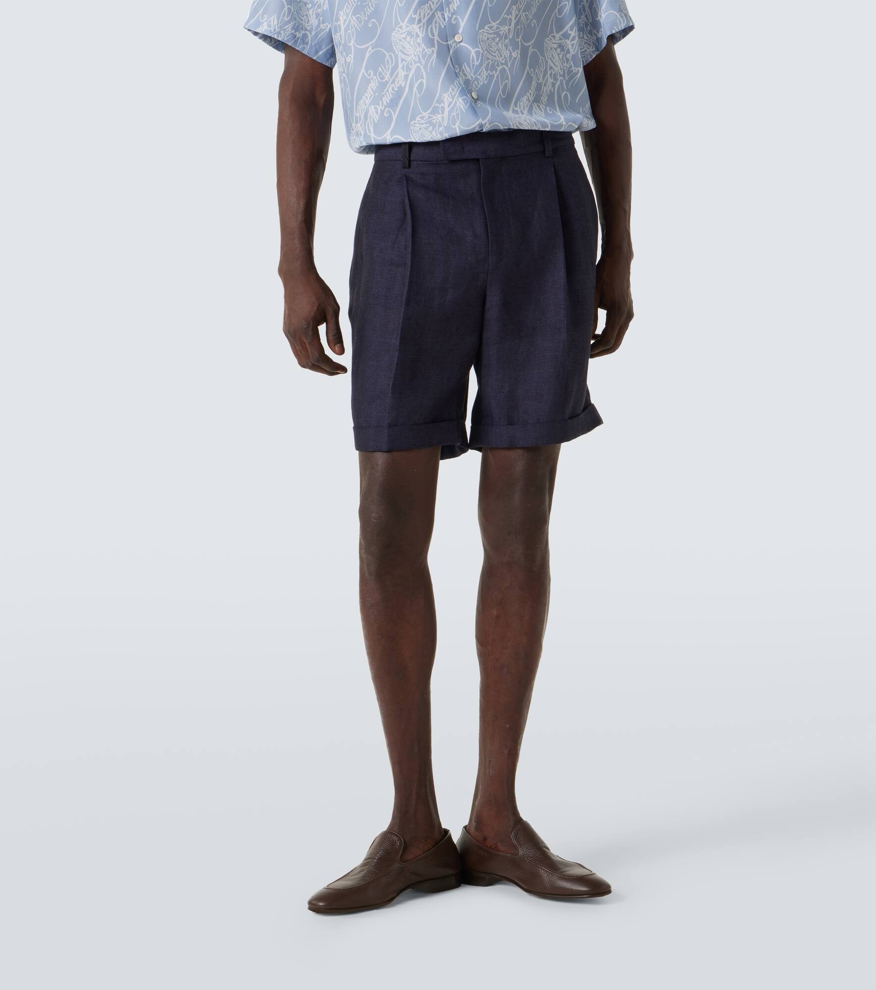 Linen Bermuda shorts - 3