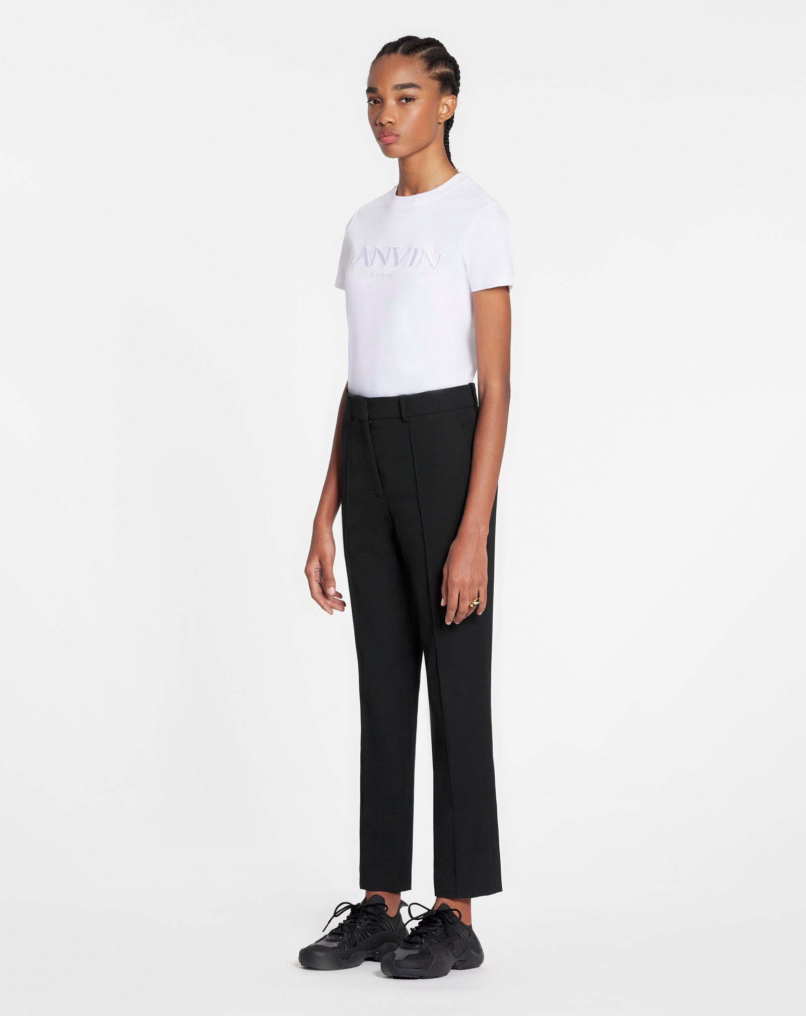 CLASSIC FIT LANVIN EMBROIDERED T-SHIRT - 3