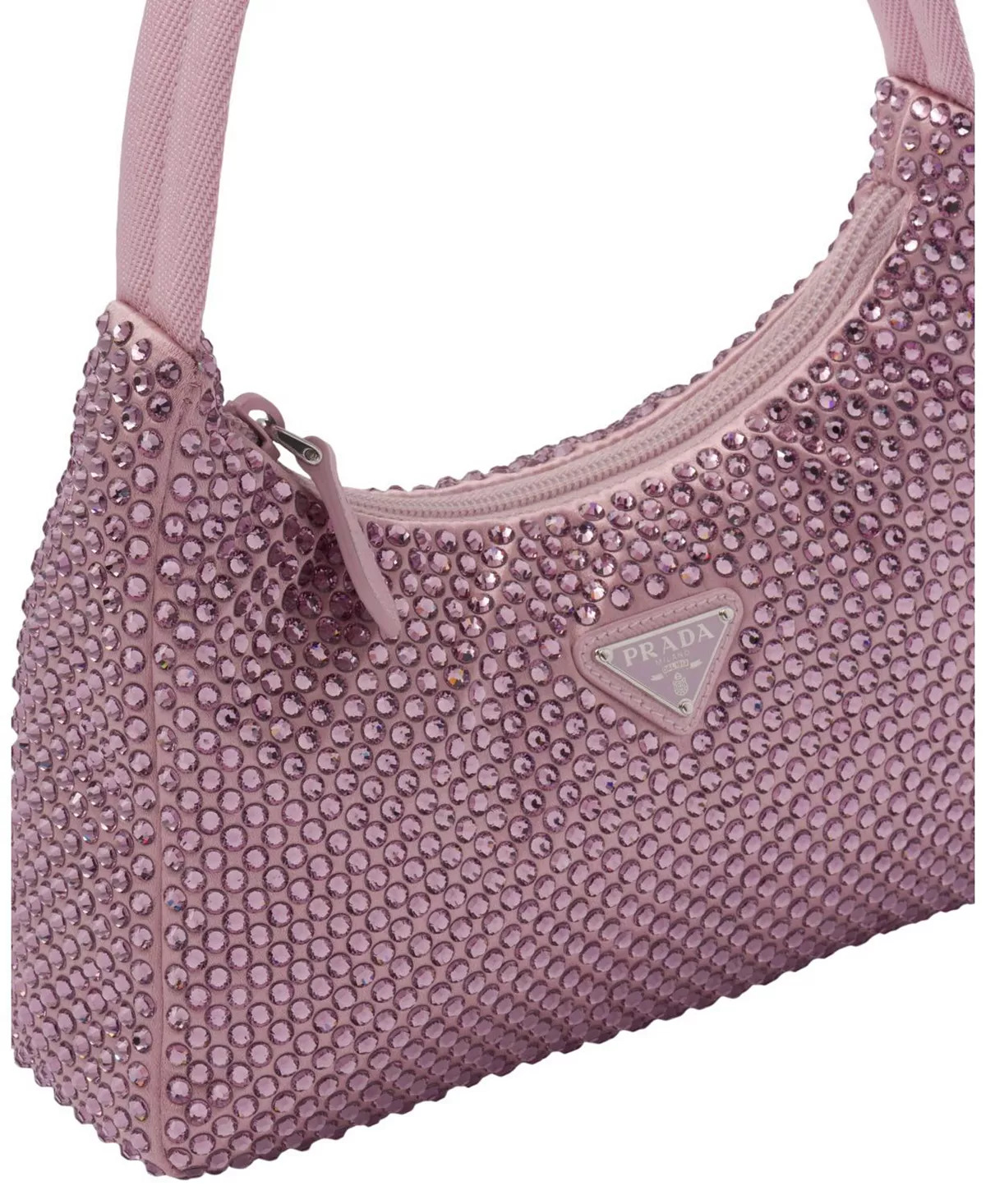 Re-Edition Satin Mini-Bag with Crystals - 3