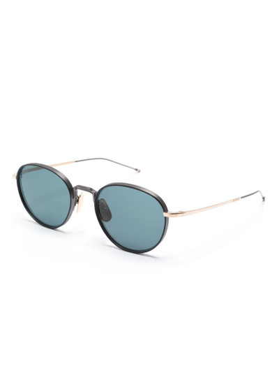 Thom Browne round-frame tinted sunglasses outlook
