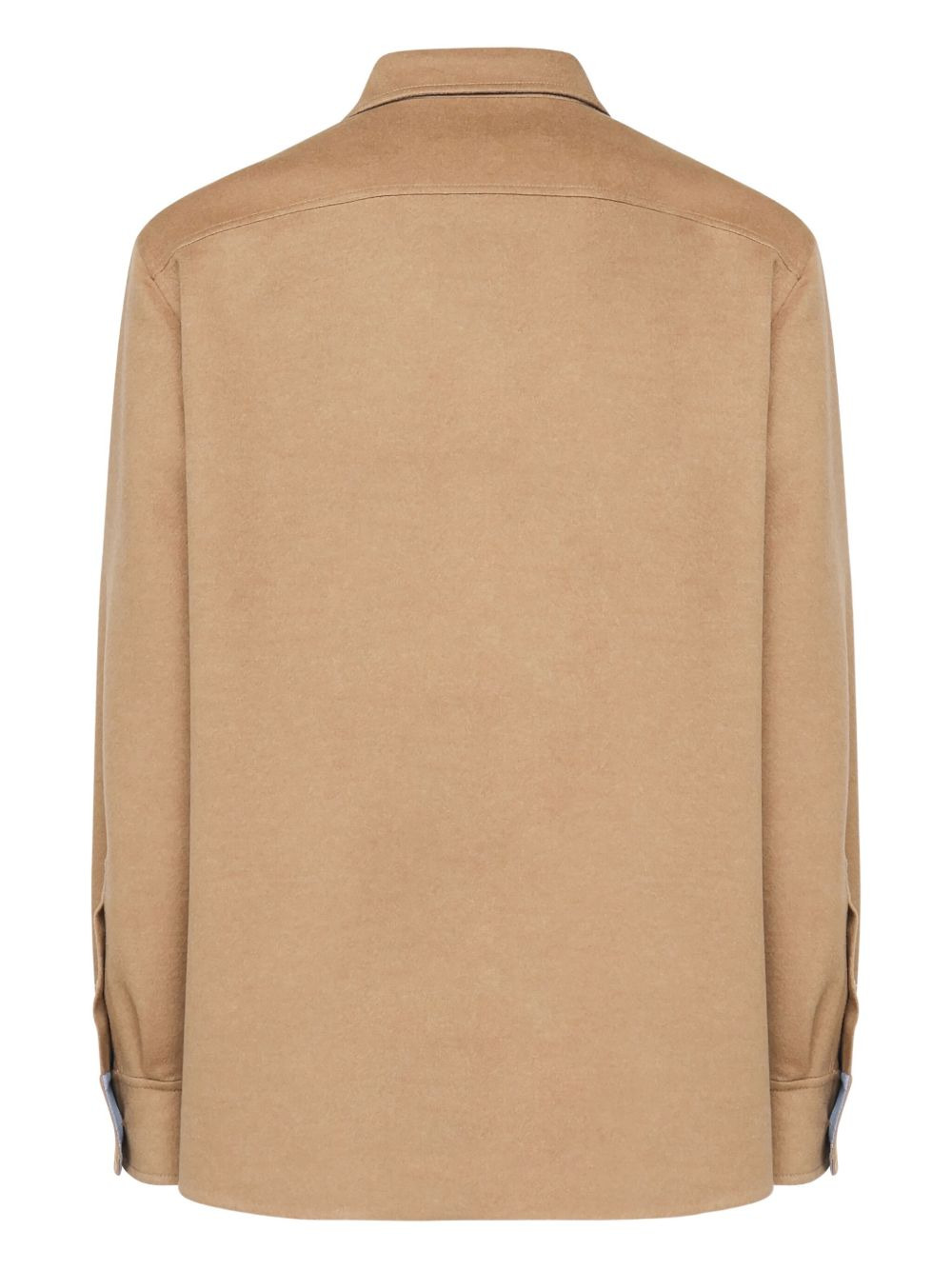 patch-pocket shirt jacket - 2