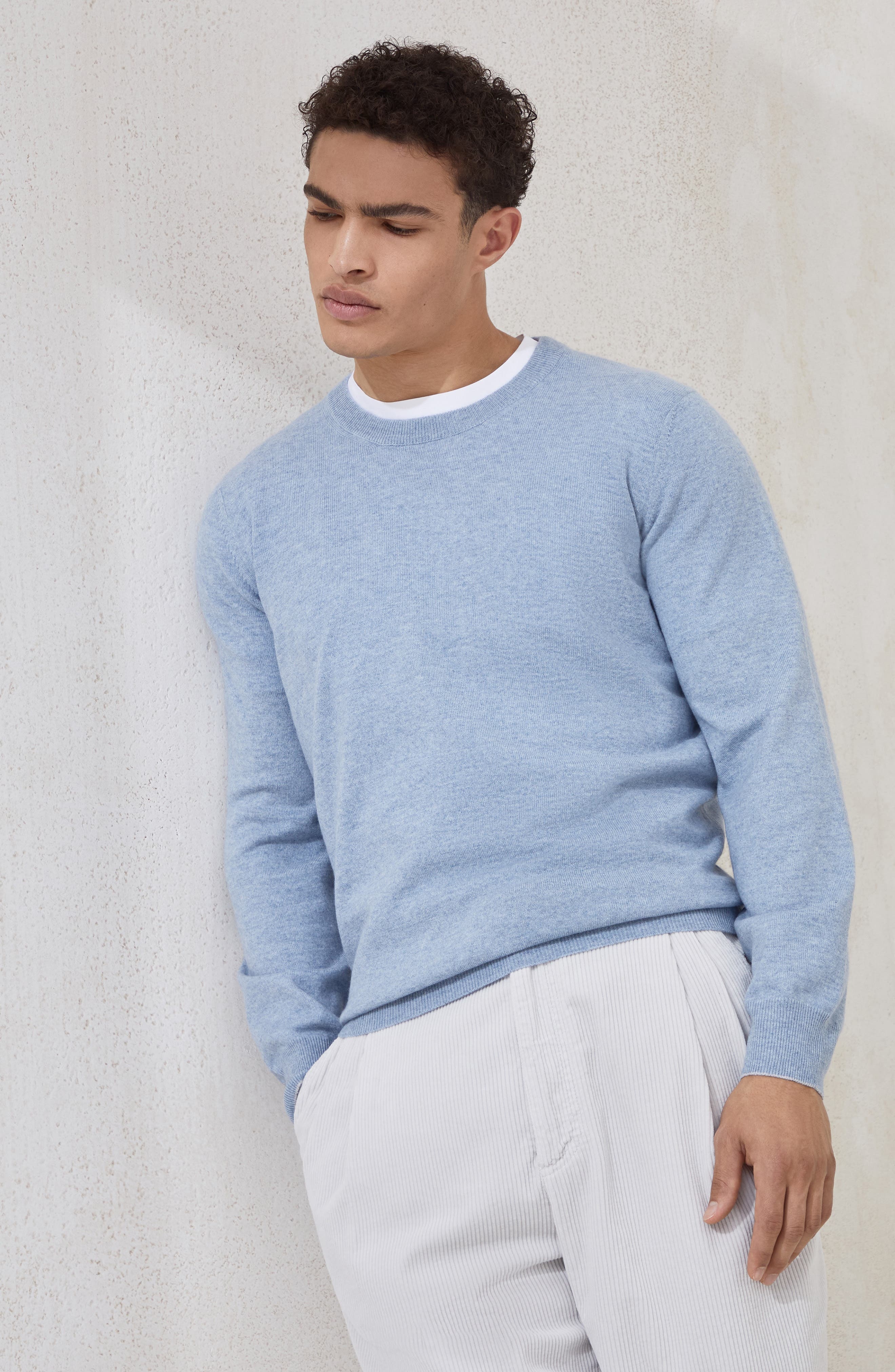 Brunello Cucinelli Cashmere sweater in Denim at Nordstrom - 2