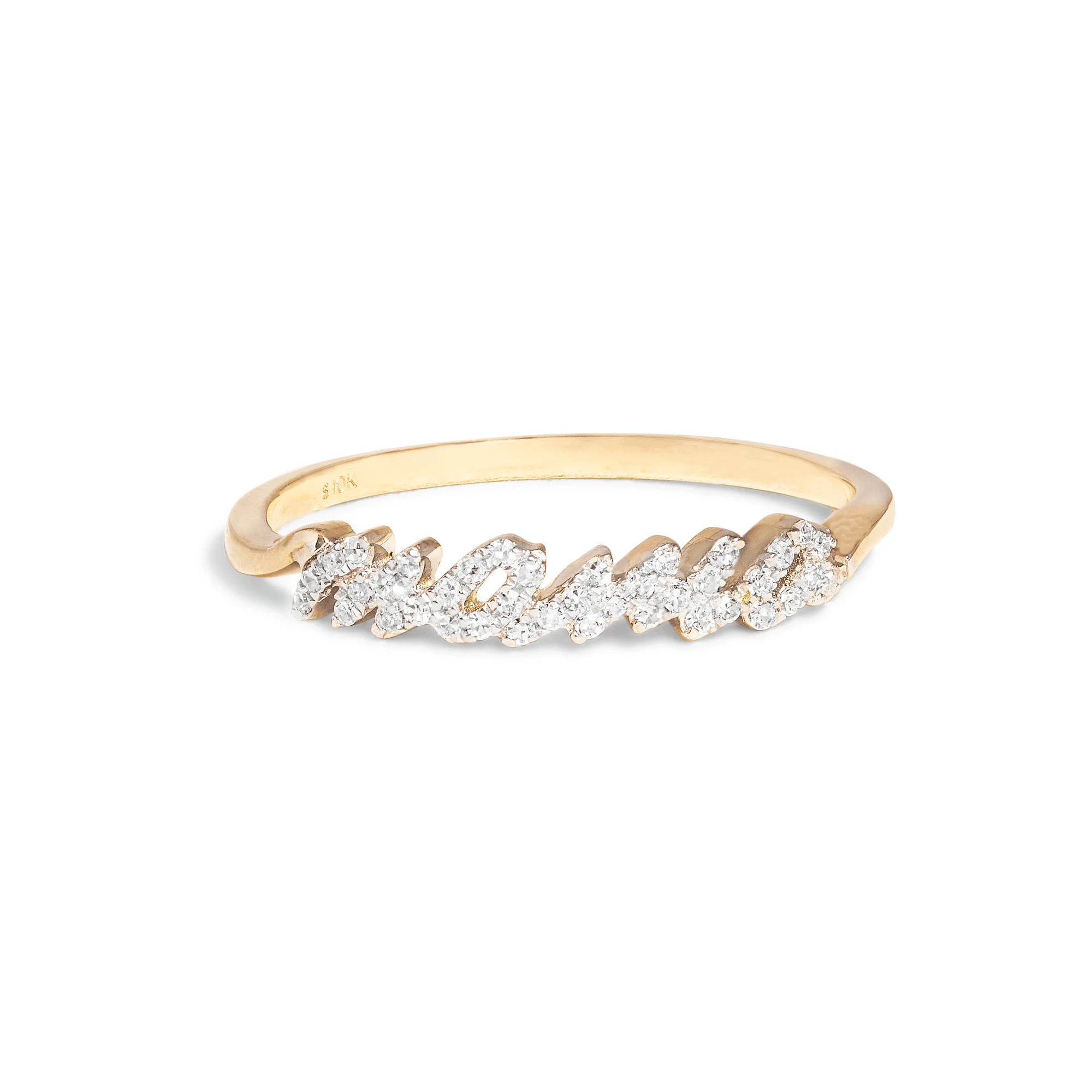 Hey Mama Pave Ring - 1