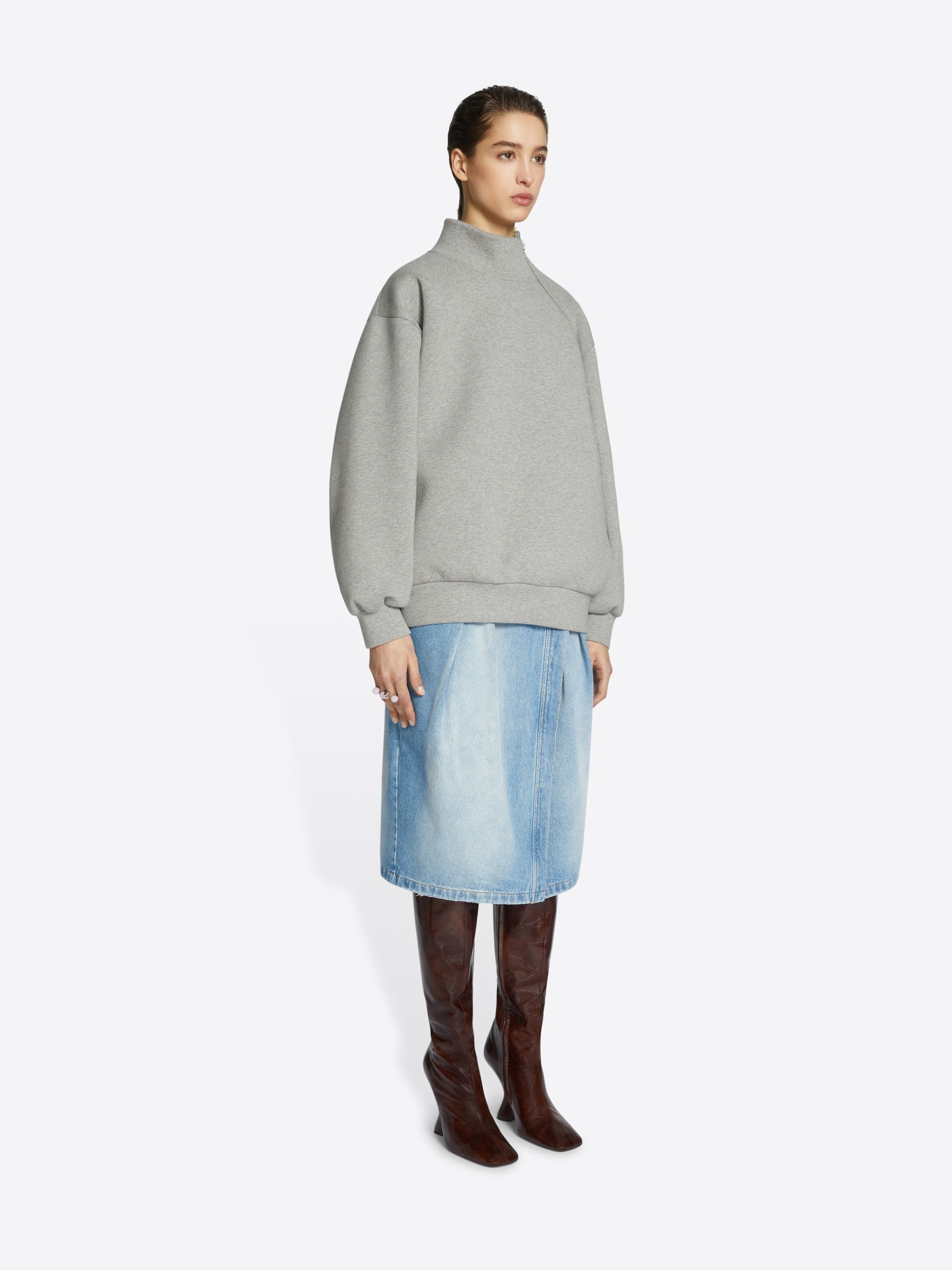 Dries Van Noten ZIPPED SWEATSHIRT | REVERSIBLE