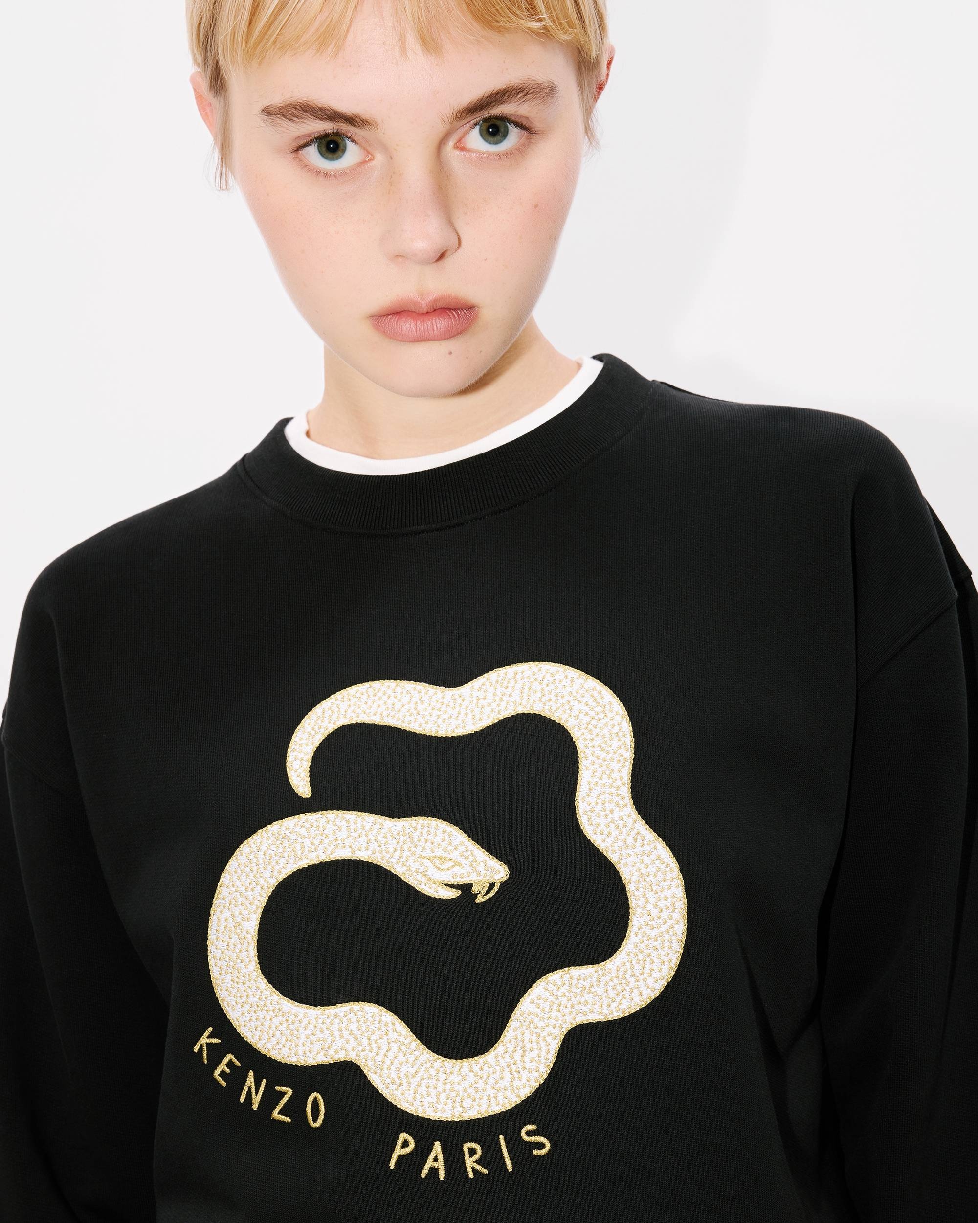 'Lunar New Year' embroidered sweatshirt in cotton - 6