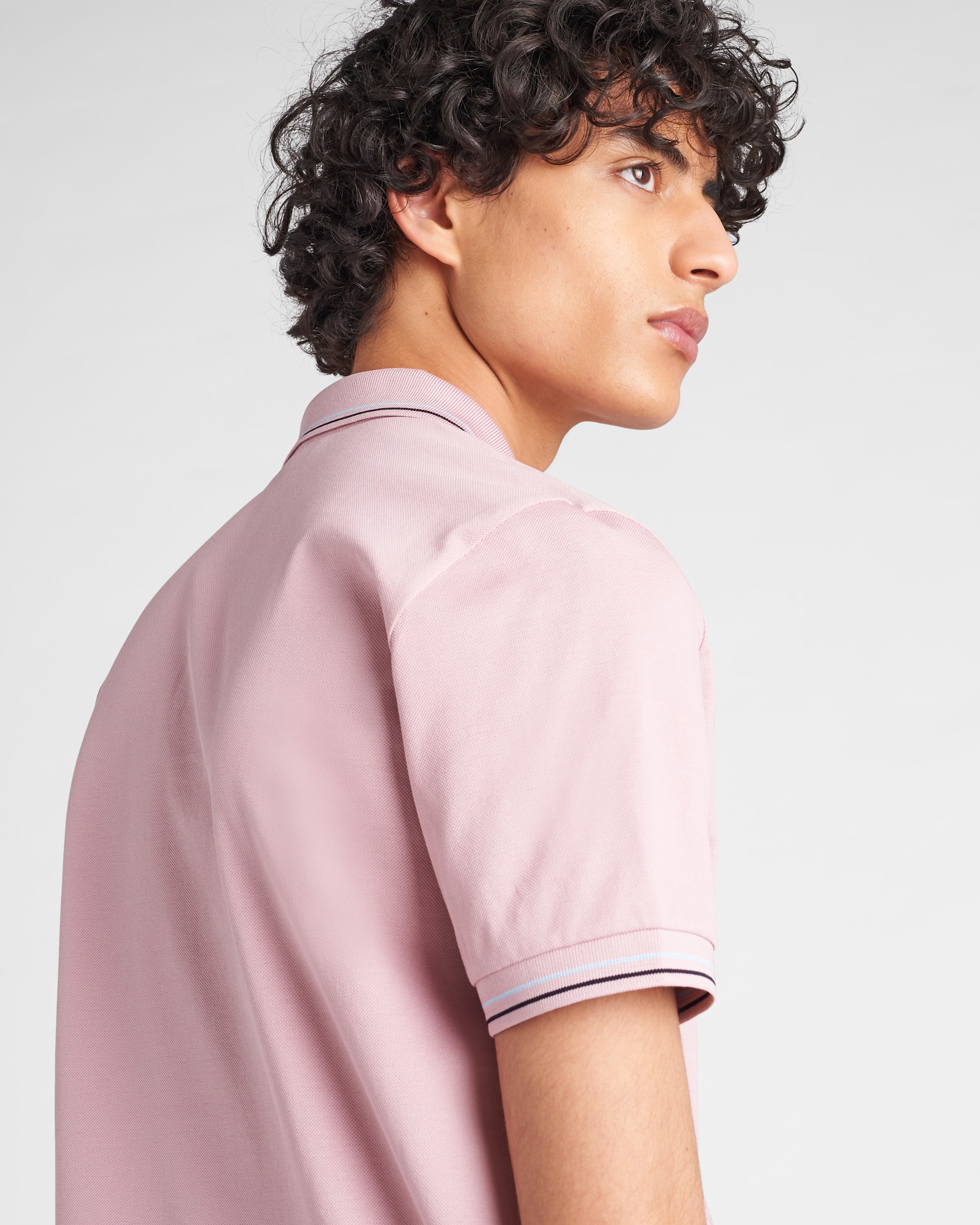 Cotton piqué polo shirt - 4