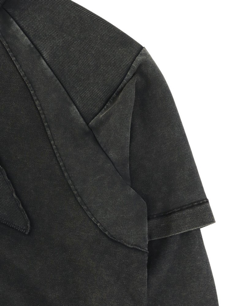 LOGO DOUBLE SLEEVE TEE WITH ZIP 7