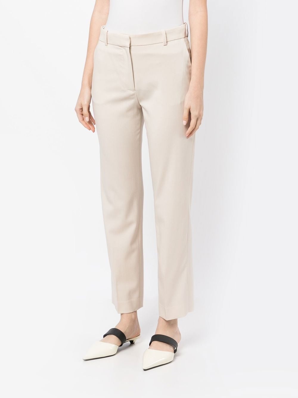 straight-leg tailored trousers - 3