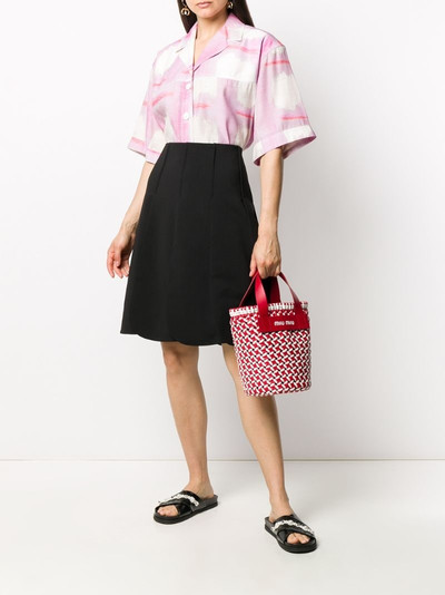 Valentino pleated A-line skirt outlook
