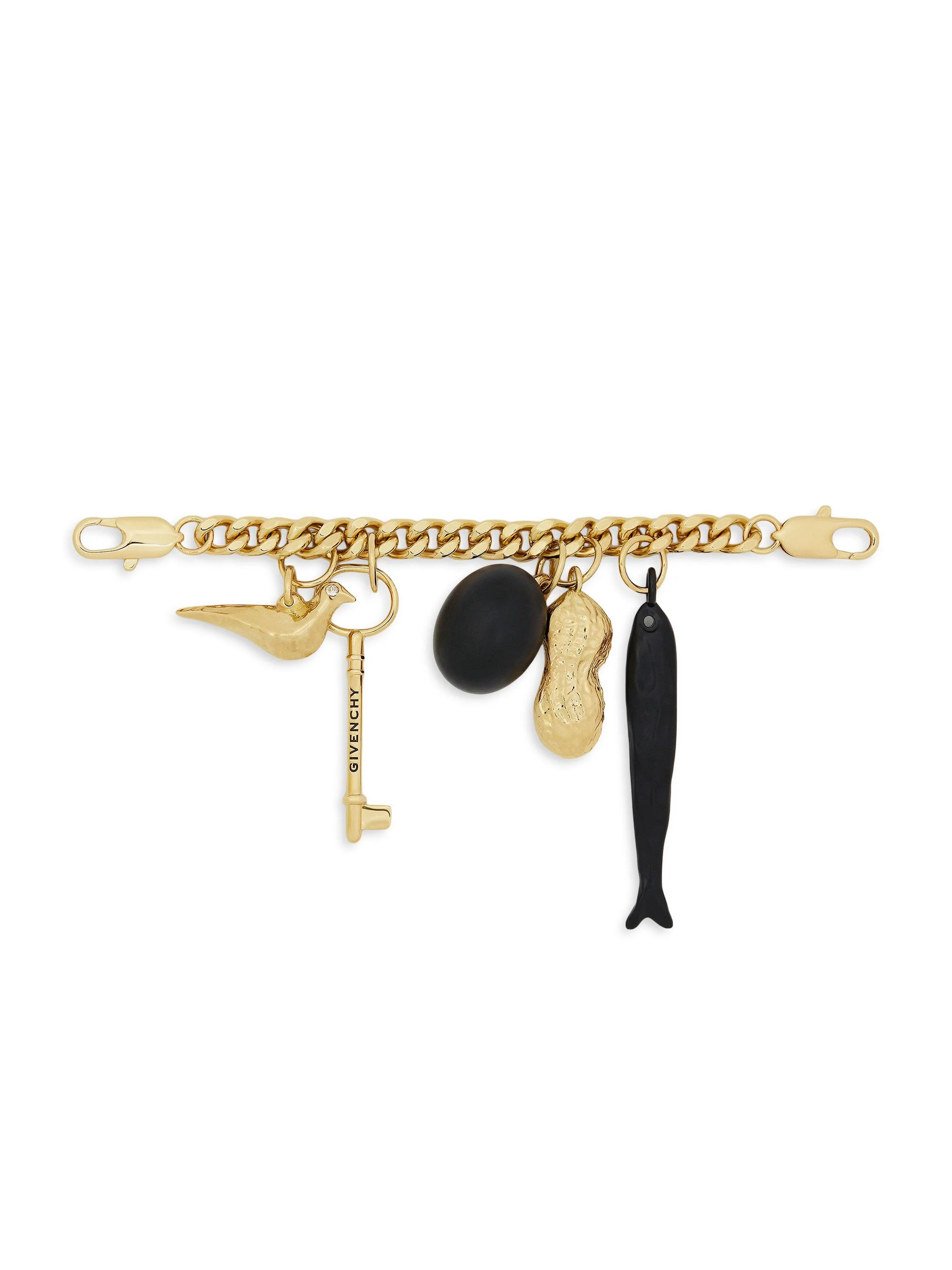 Women's Lucky Charms Bag Charm in Metal - Golden - 1
