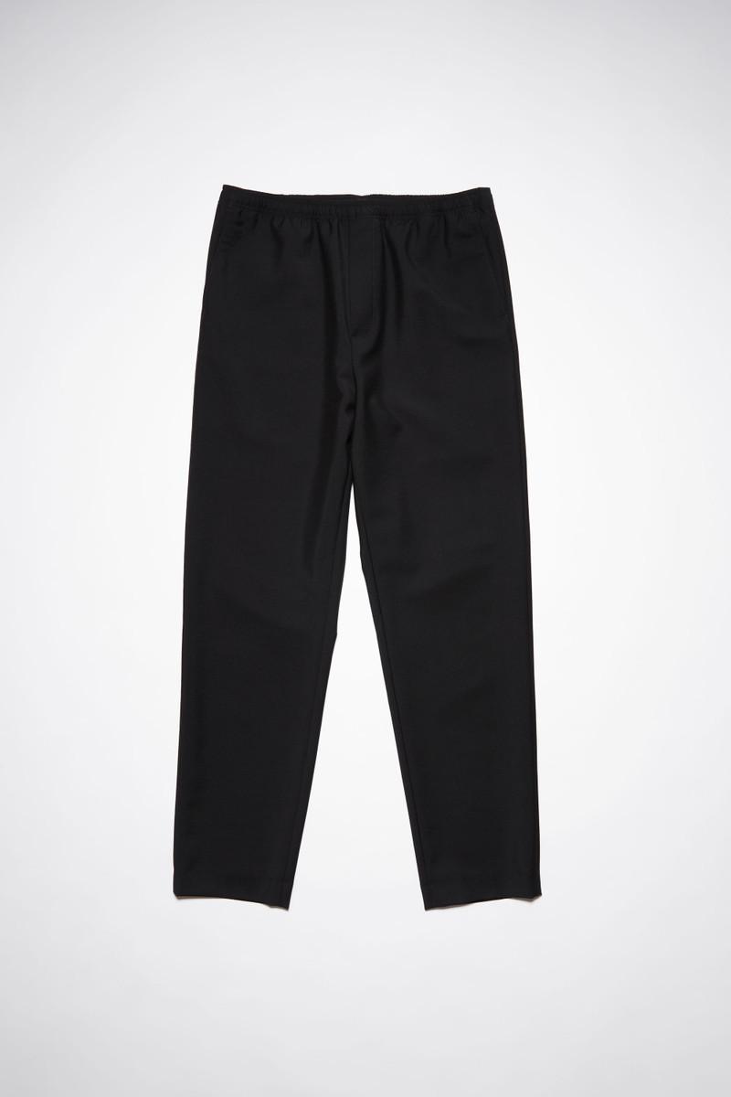 Loose fit suit trousers - Black 6